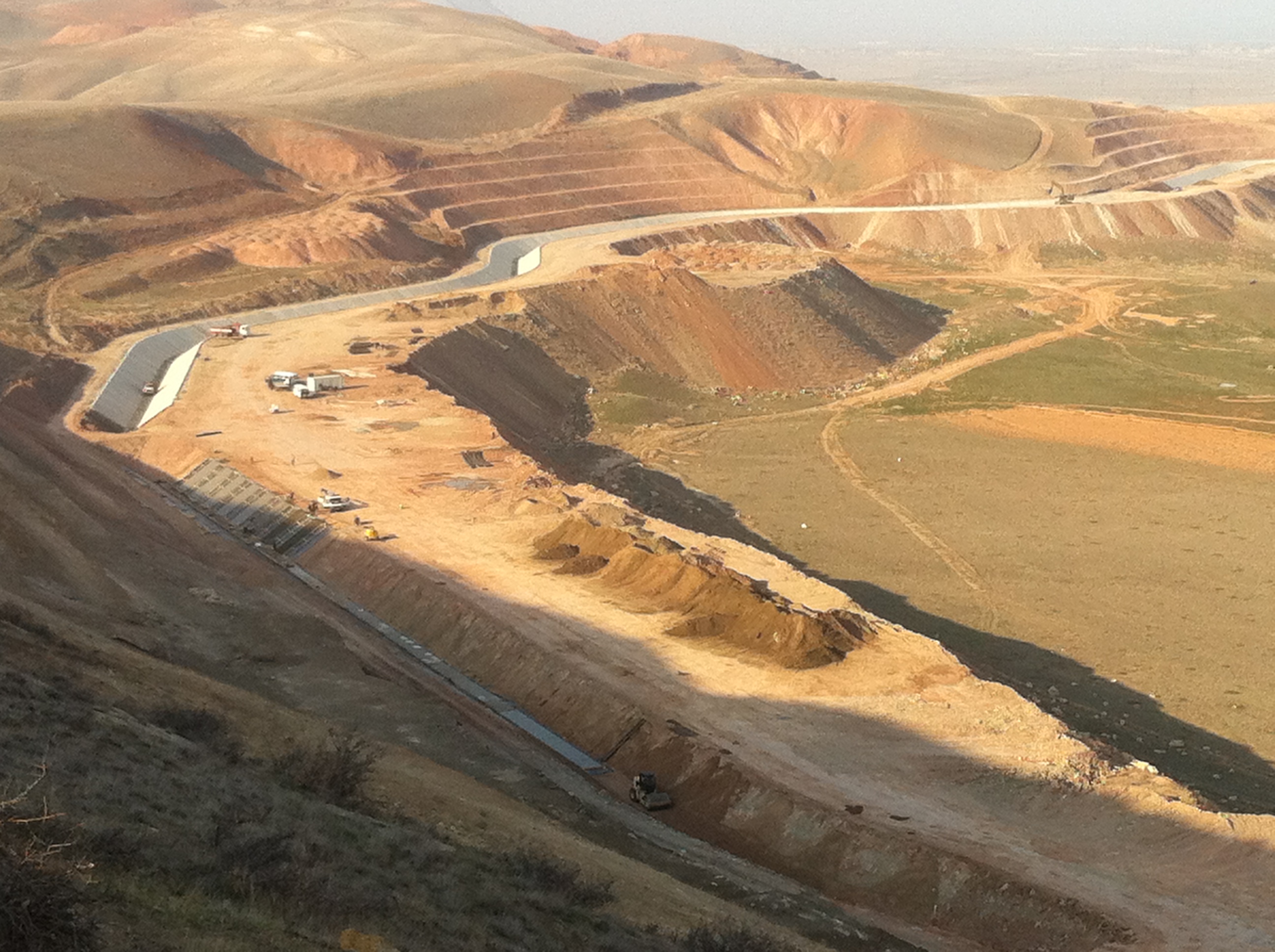 Taxta körpü - Ceyranbatan su kanalı